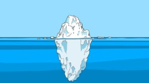 What does Writing a Book Have in Common with an Iceberg?