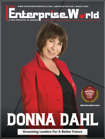 Donna Dahl on cover of Enterprise World